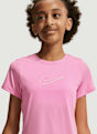 Nike One Fitted Dri-FIT t-shirt bambina Pink 53055 1