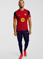 Nike FC Barcelone Dri-FIT Strike hommes t-shirt Rouge 53874 3