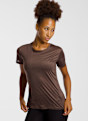 POWERZONE t-shirt femmes Marron 53922 1