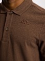 Kappa Izzy Jacquard Herren Poloshirt Braun 53961 3