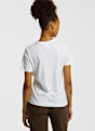 Kappa Sylvie Logo Damen T-Shirt Weiss 53983 2