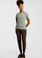 Kappa Sylvie Logo t-shirt femmes Gris 53975 3
