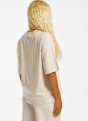 New Balance Trackside Oversized t-shirt femmes Blanc Cassé 54018 2