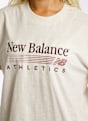 New Balance Trackside Oversized t-shirt donna Bianco Panna 54018 4