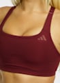adidas Optime Workout Medium reggiseno sportivo donna Bordeaux 54104 4