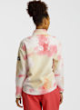 BEACH MOUNTAIN OUTENIQUA sweat polaire AOP femmes demi-zip Blanc Cassé 64995 2