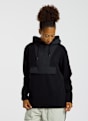 BEACH MOUNTAIN Fleece hoodie femmes Noir 64997 1
