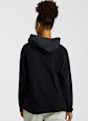 BEACH MOUNTAIN Fleece Damen Hoodie Schwarz 64997 2
