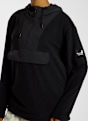 BEACH MOUNTAIN Fleece Damen Hoodie Schwarz 64997 4