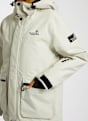 BEACH MOUNTAIN veste de snowboard femmes Blanc Cassé 64963 4