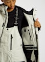 BEACH MOUNTAIN veste de snowboard femmes Blanc Cassé 64963 7