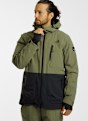 BEACH MOUNTAIN Herren Snowboardjacke Olive 64891 1