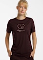 icebreaker Merino 150 Tech Lite Peaceful Pass t-shirt femmes Marron 54396 1
