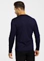icebreaker Merino 200 Oasis Skiing Yeti manche longue thermique hommes Bleu Foncé 55671 2