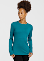icebreaker Merino 200 Oasis Damen Thermo Longsleeve Grün 55326 1