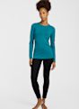 icebreaker Merino 200 Oasis Damen Thermo Longsleeve Grün 55326 3