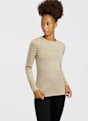 icebreaker Merino 200 Oasis Damen Thermo Longsleeve Beige 55329 1