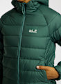 Jack Wolfskin Wild Pass Hooded piumino donna Verde 54404 4