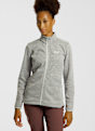 Jack Wolfskin Pinetrail Full-Zip midlayer donna Grigio Chiaro 54401 1