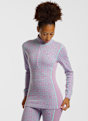 Kari Traa Rose Merino Half-Zip maniche lunghe termica donna Viola 55841 1
