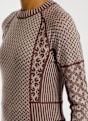 Kari Traa Smekker Merino Half-Zip manche longue thermique femmes Marron 55843 4