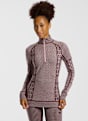 Kari Traa Smekker Merino Half-Zip Damen Thermo Longsleeve Braun 56827 1