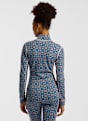 Kari Traa Rose Merino Half-Zip maniche lunghe termica donna Blu 55936 2