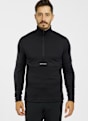 Ortovox Fleece Light Zip Neck midlayer uomo Nero 68381 1