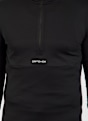 Ortovox Fleece Light Zip Neck midlayer hommes Noir 68381 4