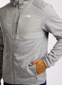 The North Face TNF Performance Fleece Hooded Full-Zip midlayer uomo Grigio Chiaro 66855 3
