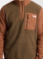 The North Face Yumiori 1/4 Zip midlayer hommes Marron 66864 3