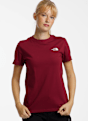 The North Face Evolution Simple Dome Slim t-shirt donna Bordeaux 66884 1