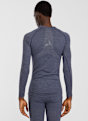 ALBRIGHT Merino Seamless manche longue thermique hommes Bleu 68424 2