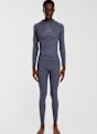ALBRIGHT Merino Seamless Herren Thermohose Blau 68459 3