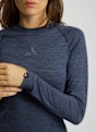 ALBRIGHT Merino Seamless maniche lunghe termica donna Blu 67246 4