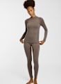 Odlo Seamless Performance Wool maniche lunghe termica donna Marrone 68441 3