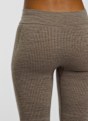 Odlo Seamless Performance Wool pantalon thermique femmes Marron 68472 5