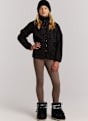 PROTEST PRTJohanna Kinder Fleecejacke Schwarz 65105 3