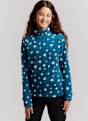 PROTEST PRTRemissy 1/4 Zip Kinder Midlayer Petrol 65094 1