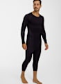 X Bionic Invent leggings termici 3/4 uomo Nero 55398 3