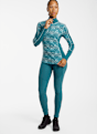 Kari Traa Anna Merino Half-Zip Damen Thermo Longsleeve Petrol 55565 3