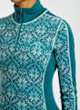 Kari Traa Anna Half-Zip Damen Thermo Longsleeve Grün 55565 4