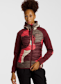 PEAK PERFORMANCE Helium AOP Hybrid Down Hood Midlayer donna Rosso 55715 1