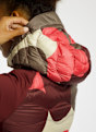 PEAK PERFORMANCE Helium AOP Hybrid Down Hood Midlayer donna Rosso 55715 5