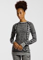 Kari Traa Smekker Merino maniche lunghe termica donna Nero 56009 1