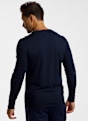 Odlo Merino 200 80th Anniversary Warm manche longue thermique hommes Bleu Foncé 58300 2
