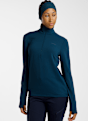 Odlo Essentials Thermal midlayer femmes Petrol 58297 1