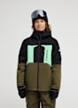 Quiksilver Dawson 10K veste de ski/snowboard enfants Kaki 59355 1