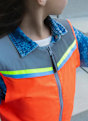 GOFLUO Yade Reflective Kinder Gilet Grau 69368 4