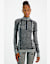 Kari Traa Smekker Merino Half-Zip maniche lunghe termica donna Nero